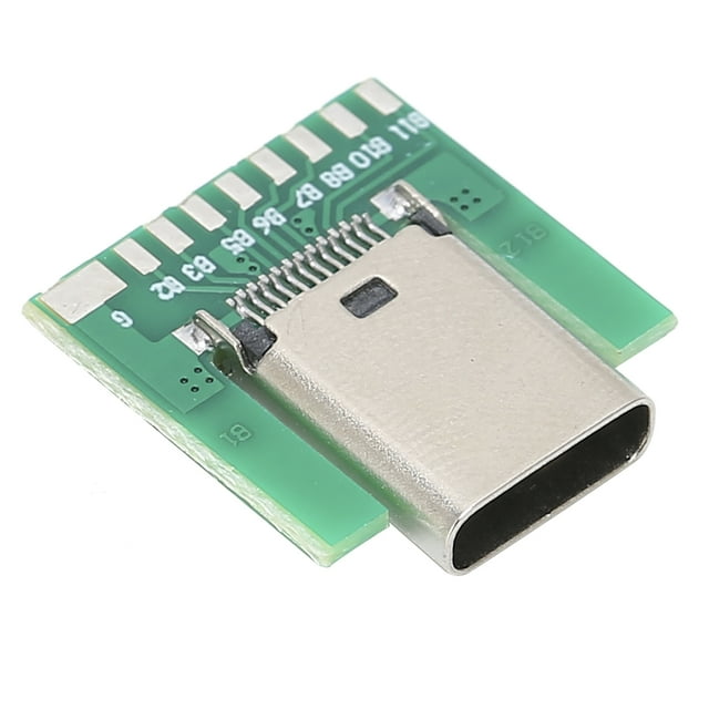 Convertidor de soldadura US C, accesorios para teléfonos móviles tipo C de soldadura de 18 pines Conector tipo C de soldadura Confiabilidad excepcional
