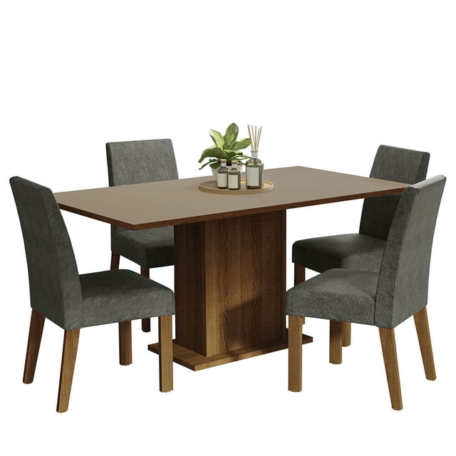 Juego de Comedor Madesa Keila MCP con Mesa y 4 Sillas