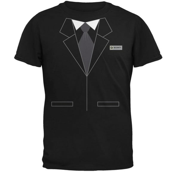 Halloween Presidential Security Costume Mens T Shirt Black SM