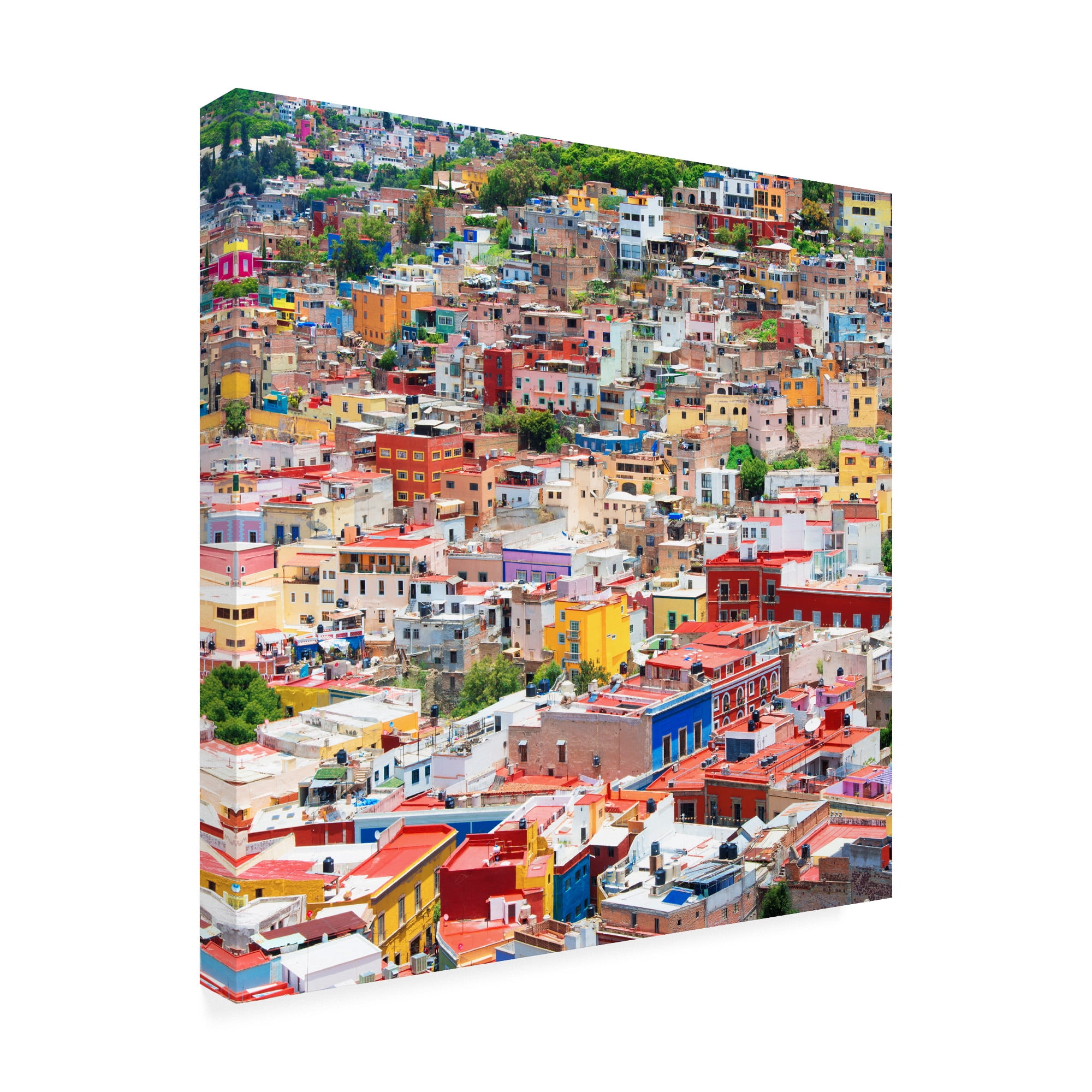 Trademark Fine Art 'Viva Mexico 3 Colorful Guanajuato II' Canvas Art by Philippe Hugonnard