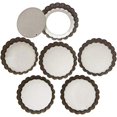 thumbnail image 2 of Webake 4 Inch Mini Tart Pan Set of 6, Non-Stick Quiche Pan Removable Bottom Mini Tart Tins, 2 of 10