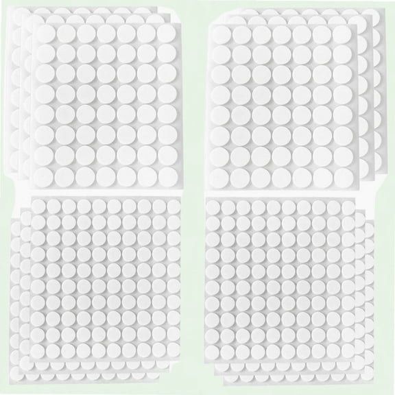 Craft Foam Dots - 12 Sheets of 2 Sizes Double Adhesive 3D Round Tape for Crafts and Card Making