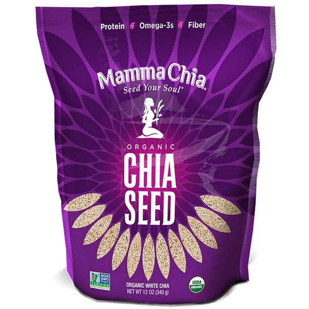 Mamma Chia, Organic White Chia Seed, 12 oz (340 g)(pack of 2) Walmart