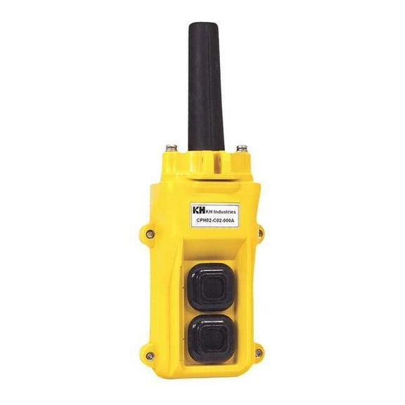 Kh Industries Pendant Station,2,Push Button,NO,Yellow CPH02-C02-000A