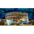 thumbnail image 2 of Gavidia, Pedro 18x11 White Modern Wood Framed Museum Art Print Titled - Rome Italy Coliseo Night 2022, 2 of 4