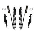 thumbnail image 1 of Icon Vehicle Dynamics Coil Over Shock Absorber 48711C 2.5 Series; Adjustable Valving; 1-1/4 To 3 Inch Lift; With Pigtail Coil Spring; Black/Silver; With Remote Reservoir; Set Of 2; With Brackets, 1 of 6