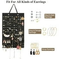 thumbnail image 3 of WSBArt Hanging Earrings Organizer Holder, Holds Up To 300 Pairs, Earring Hanger Wall Mount Hanging Jewelry Display Organizer for Women Girls, 3 of 5