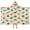 Beige Colorful Dinosaurs, variant on Beige Dinosaur Pattern Hooded Bath Towel,50"x30" for Ages 3 To 12 Kids, Quick Dry Lightweight Soft Microfiber Hood Beach Towel Cover Up for Kids