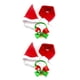 thumbnail image 2 of Greeniant Conjunto de bufanda con campana de sombrero de Papá Noel, disfraces de Navidad para mascotas, accesorio divertido conmemorativo para L 2Conjunto, 2 of 6