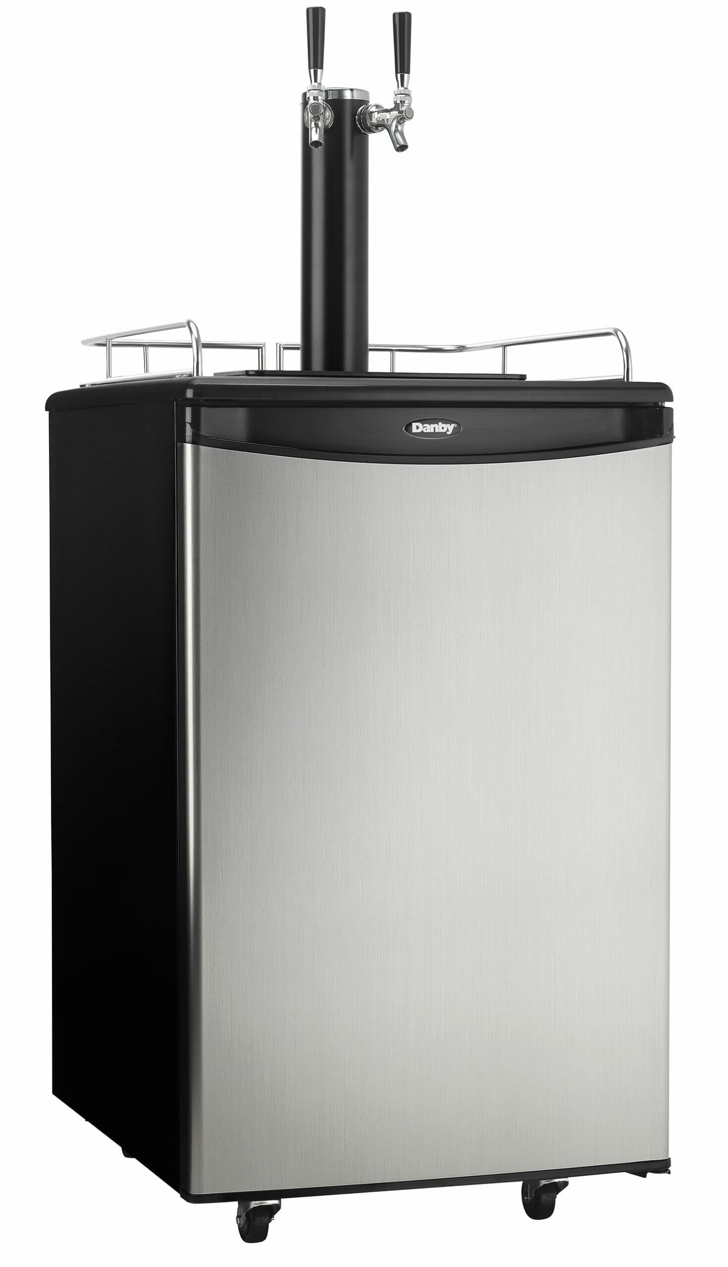 Danby 5.4 cu. ft. Dual-Tap Keg Cooler in Stainless Steel (DKC054A1BSL2DB)