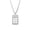 Silver Letter E, variant on Initial Necklace for Men Silver Plated A to Z Letter F Stainless Steel Name Alphabet K Pendant Dainty Personalized Statement Hip Hop Jewelry Silver Letter M