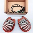 thumbnail image 4 of Symmetry Finger Thumb Piano, 8 Key Exquisite Finger Thumb Piano, Finger Thumb Piano, Mini Thumb Piano, Kalimba 8 Key Exquisite for People of All Ages and Music Lovers 2PCS,Multicolor,E, 4 of 7
