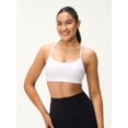 thumbnail image 3 of Sujetador deportivo Omwilddo para mujer, acolchado en la espalda en Y, blanco, talla M, 3 of 7