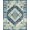 Blue Beige, Pattern 14, variant on ODIKA 8'x10' Washable Area Rug Non-Shedding, Easy Care, Beige Vintage Distressed Boho Ornate Center Geometric Border for King Size Bedroom Under Bed, Master Suite