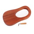 thumbnail image 1 of Toystoory 10 cuerdas Lyre Harp Piano práctica profesional instrumentos de cuerda artesanía de instrumento de música Festival regalos arpas Accesorios para instrumentos musicales Toystoory OD023552-00, 1 of 6