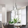 thumbnail image 3 of FETCOI Modern Ceiling Light Fixture Bottle Glass Pendant Light Fixture  Chandelier, 3 of 9