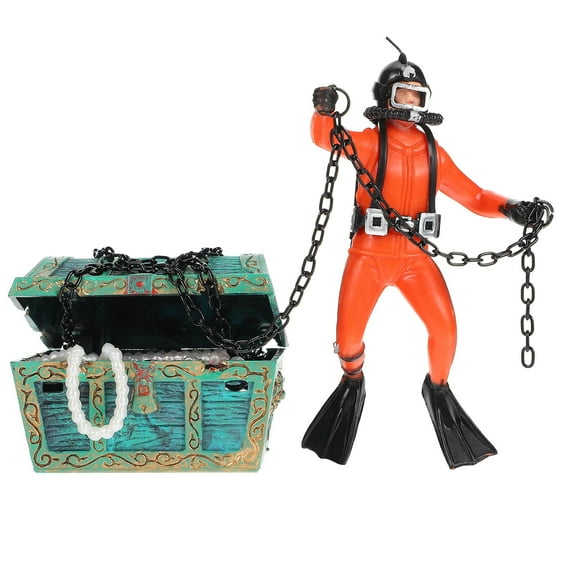 Scuba Diver Toy Aquarium Decoration