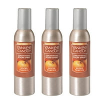 Yankee Candle Concentrated Air Freshener Room Spray, Odor Eliminator for Home, Bathroom, Spiced Pumpkin, 1.5 Oz (Pack of 3)