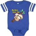 thumbnail image 3 of Inktastic My Nana Loves Me Boys or Girls Baby Bodysuit, 3 of 5