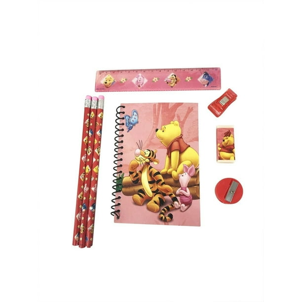 Stationery Set Winnie the Pooh Red 6pc Favor Set