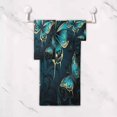thumbnail image 5 of Coolnut Gold Butterfly Bathroom Towel Set Absorbent Soft 3-Piece Bath Towel Hand Towel Washcloth Decorative Towels for Bathroom Gym Hotel Beach Swimming Pool Washcloth Gift, 5 of 7
