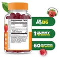 thumbnail image 2 of Gomitas de vitamina B6 Lifeable para niños, 50 mg | 60 gomitas, 2 of 8