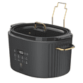 thumbnail image 3 of Thyme & Table 6QT Programmable Slow Cooker, Slate Grey, 3 of 12