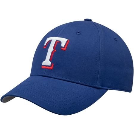 Youth Adjustable Hat - Fan Favorite Texas Rangers '47 Youth Team Logo Basic Adjustable Hat - Royal - OSFA