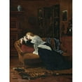 thumbnail image 3 of Walter William Ouless 15x18 Black Modern Framed Museum Art Print Titled - Sad Tidings, 3 of 5