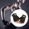thumbnail image 5 of ZEAVAN Breathable Half Finger Weight Lifting Gloves, Unisex, Silicone Fabric, M, 5 of 6