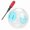 Blue, variant on FurryBuddy 7.3 Inches Clear Acrylic Small Pet Exercise Ball Anti Slip Silent Running Jogging Jogger Toy for Dwarf Hamsters Gerbils Mice, Pink (18.5 cm)