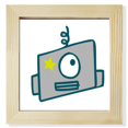 thumbnail image 1 of Universo y Alien solo ojo robot Pantalla de escritorio de pared de fotograma cuadrado, 1 of 4
