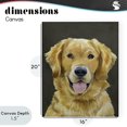 thumbnail image 4 of Stupell Industries Farmhouse Joyful Golden Retriever Portrait Canvas Art, 16 x 20, by Lil' Rue, 4 of 8