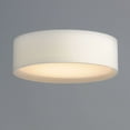 thumbnail image 2 of Maxim Prime 16" Wide Modern Oatmeal Linen Drum LED Ceiling Light, 2 of 5