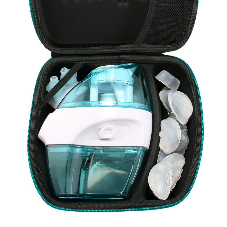 Navage Nasal Care Premier Bundle: Navage Nose Cleaner, Teal Travel Case,  Countertop Caddy, and 20 SaltPods 