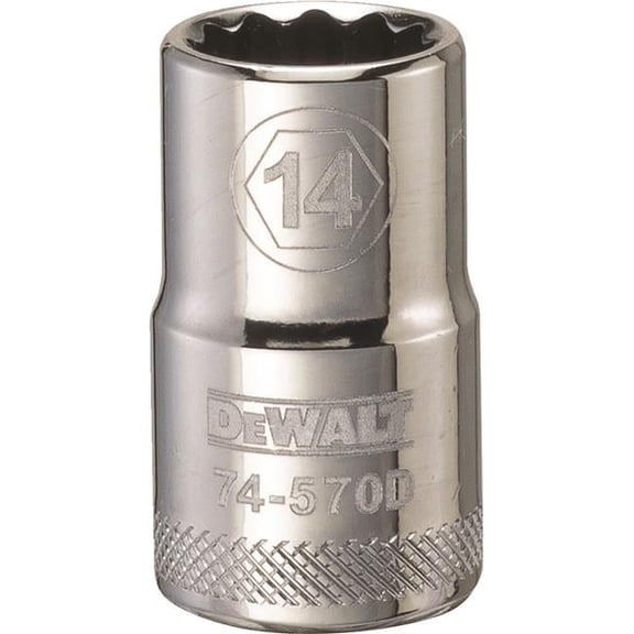 Stanley Tools 228373 14mm 12 Point Socket - 0.5 in. Drive