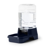 Vibrant Life 0.4 gal Gravity Waterer for Extra Small Pets, Navy