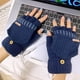 thumbnail image 3 of onlyliua ¡ Ofertas de Liquidación de Hoy Prime! Guantes Calefactables Usb, Manoplas Calefactables de Invierno, Guantes Calefactables de Media Mano con Lados Cálidos, Guantes Calefactables Usb para Es, 3 of 5