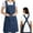 Stripe, variant on Denim Cotton Cross Back Apron with Front Pocket, Lightweight Durable Stain-Resistant Kitchen Work Apron for Men Women