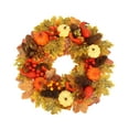 thumbnail image 2 of Guirnalda de Peonía Ganfancp 2024 Decoración Hoja de Arce Calabaza Colgante 1X Corona, 2 of 6
