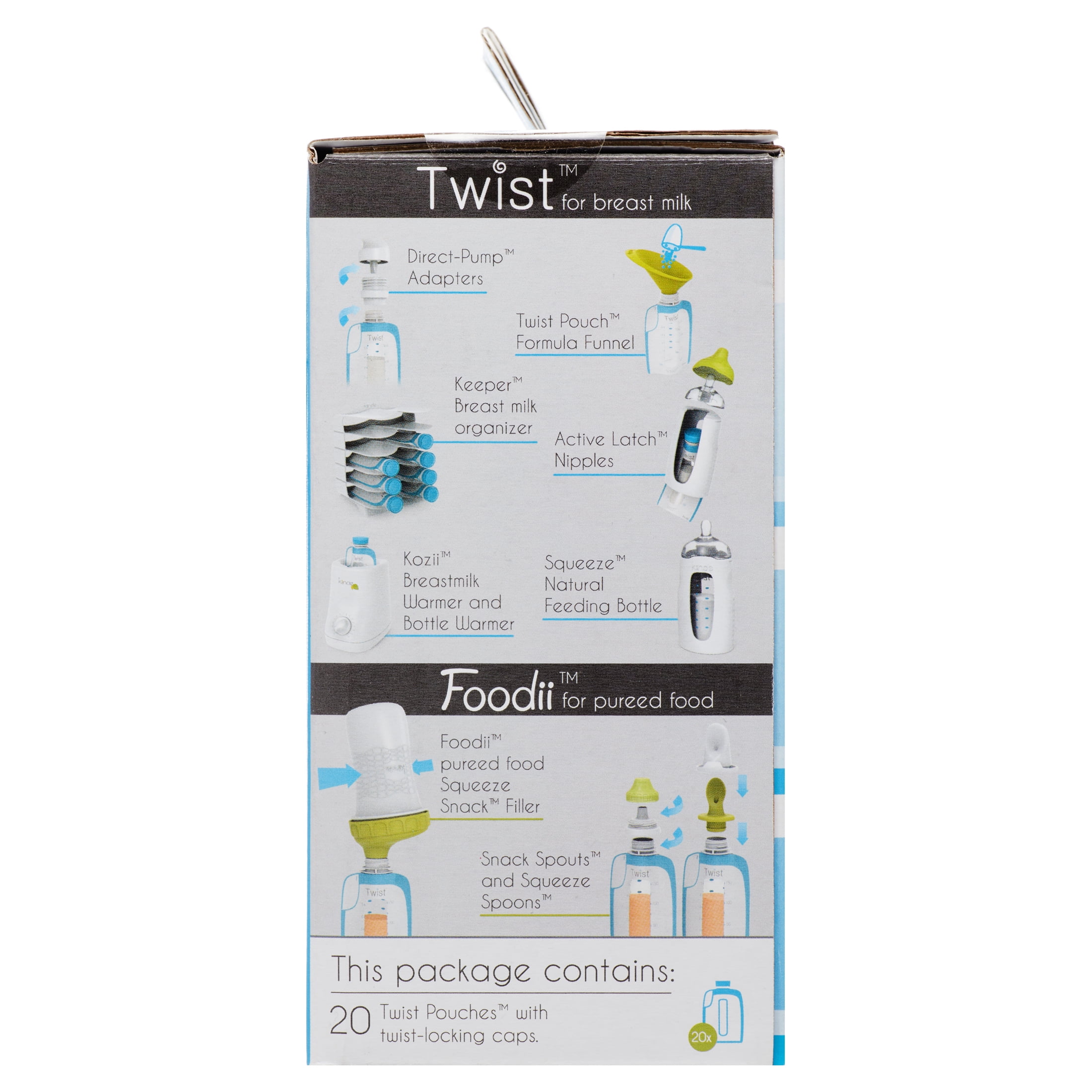 Kiinde Twist Pouch Breast Milk Storage Bag Feeding System Starter Kit -  Compleo Waco, LLC
