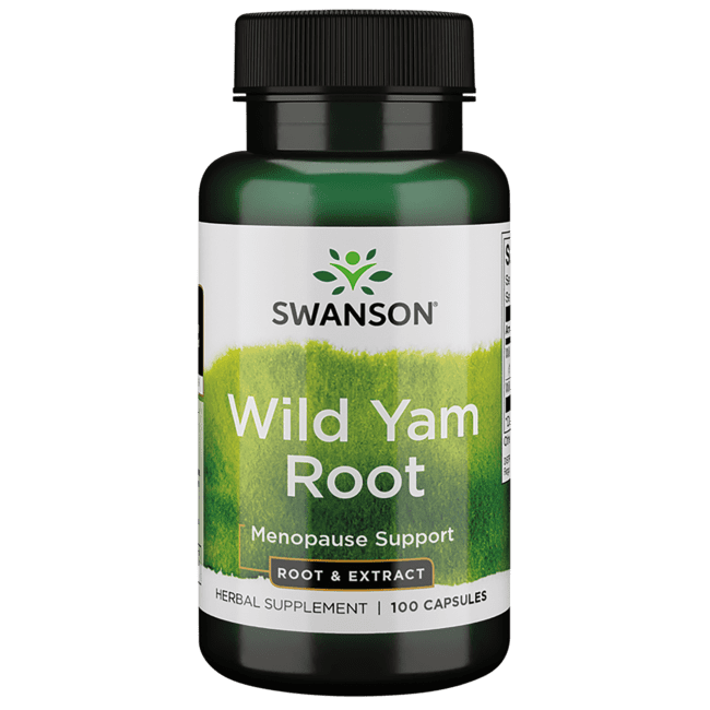 Swanson Wild Yam Root 100 Capsules