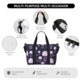 thumbnail image 3 of Travel Duffle Bag Pink Purple Jellyfish Travel Tote Bags Carry on Luggage Waterproof Weekender Bags with Top Handle Adjustable Shoulde Strap for Travel Gym, 3 of 5