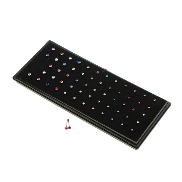 60 Piezas Anillos Espárragos Hipoalergénicos Acero Inoxidable Multicolor Zulema