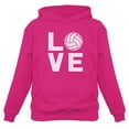 thumbnail image 2 of Tstars Women's Volleyball Hoodie - Ideal Sport Gift for Fans and Players - Size 2XL - Pink, 2 of 6