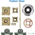 thumbnail image 2 of EPOTOOR Go Kart ATV Live Rear Axle Kit + Brake Assembly +Sprocket Hub Drift Trike 32", 2 of 6