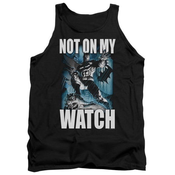 Batman Not On My Watch Adult Tank Top Black