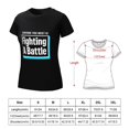 Everyone You Meet Is Fighting A Battle Womens Short Sleeve T Shirt Soft ...