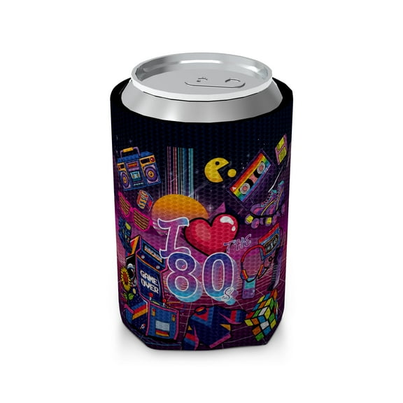 I Drank Today Can Coolers - I Heart 80s Can Insulator, Funny Drink Cooler, Drink Sleeve