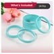 thumbnail image 4 of Uxcell 24Pcs Pulseras de Goma, Pulseras de Silicona de Color Sólido para Deporte/Ejercicio/Baloncesto Hombres Mujeres Adolescentes [Azul-Verde], 4 of 6
